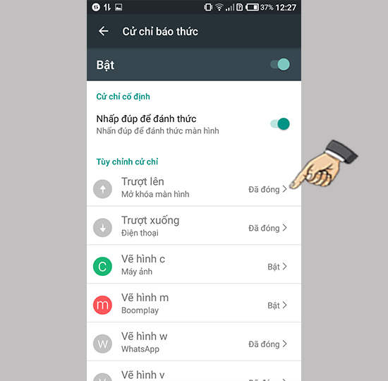 Tùy chọn ứng dụng